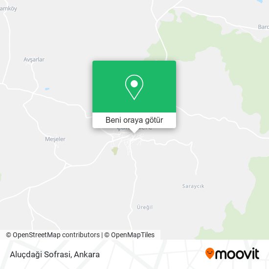Aluçdaği Sofrasi harita