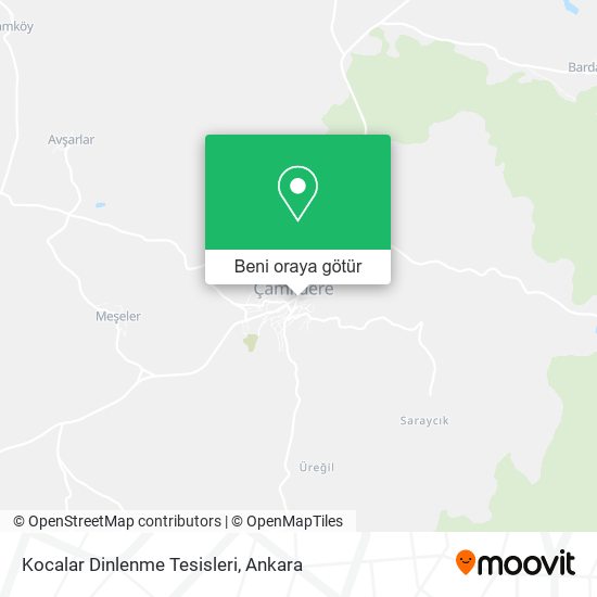 Kocalar Dinlenme Tesisleri harita