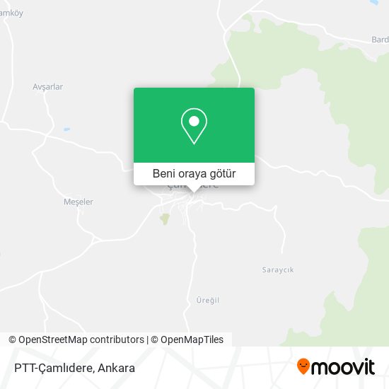 PTT-Çamlıdere harita