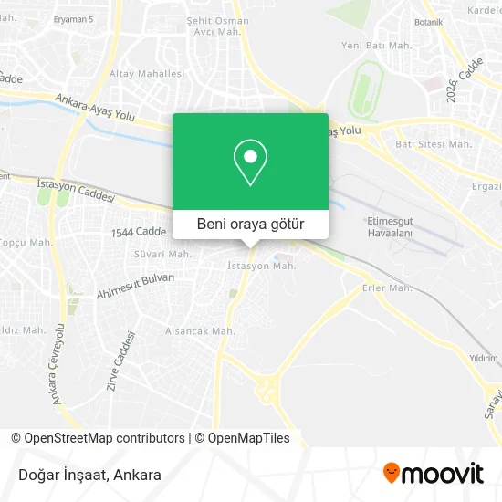 Doğar İnşaat harita