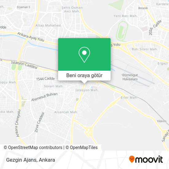Gezgin Ajans harita