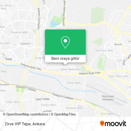 Zirve VIP Tepe harita