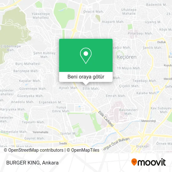 BURGER KING harita