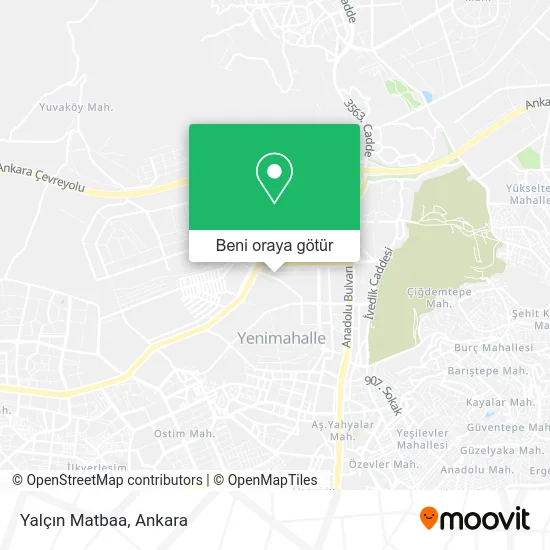 Yalçın Matbaa harita
