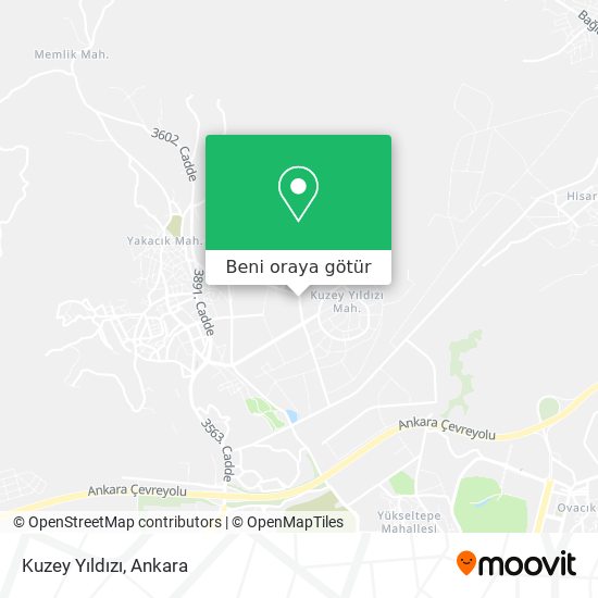 Kuzey Yıldızı harita