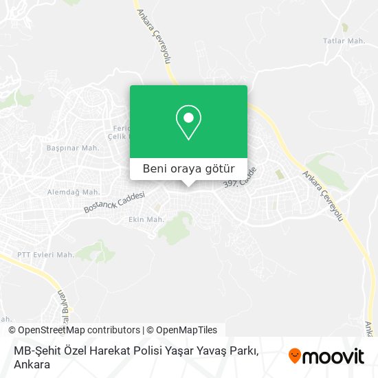 MB-Şehit Özel Harekat Polisi Yaşar Yavaş Parkı harita