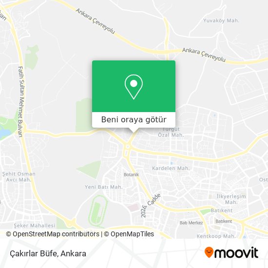 Çakırlar Büfe harita