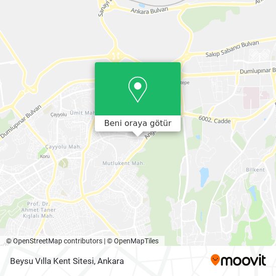 Beysu Vılla Kent Sitesi harita