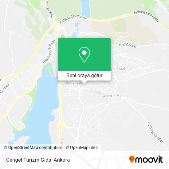 Cengel Turızm Gıda harita
