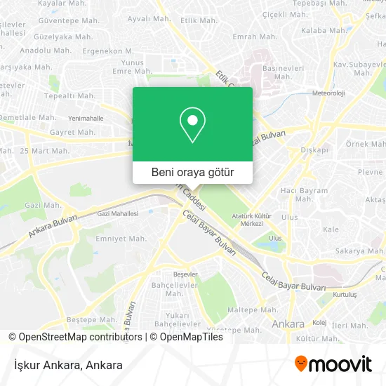 İşkur Ankara harita