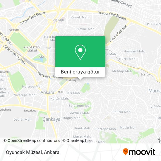 Oyuncak Müzesi harita