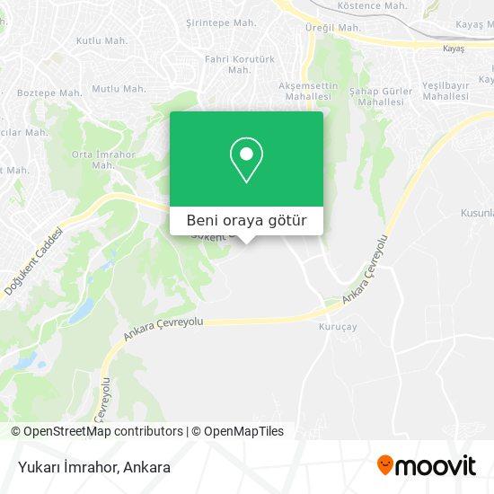 Yukarı İmrahor harita