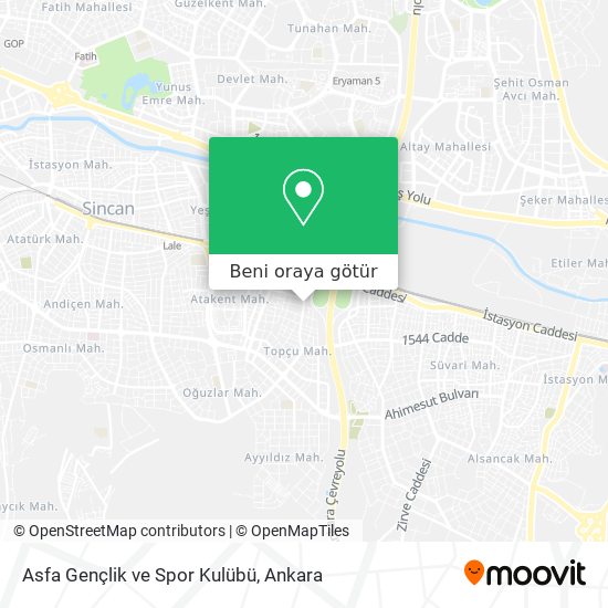 Asfa Gençlik ve Spor Kulübü harita