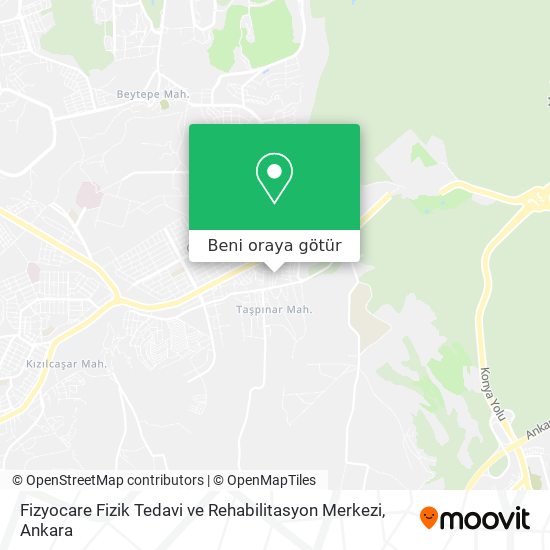 Fizyocare Fizik Tedavi ve Rehabilitasyon Merkezi harita