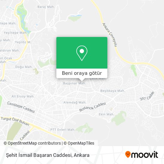 Şehit İsmail Başaran Caddesi harita