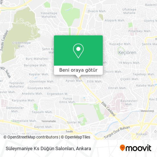 Süleymaniye Ks Düğün Salonları harita