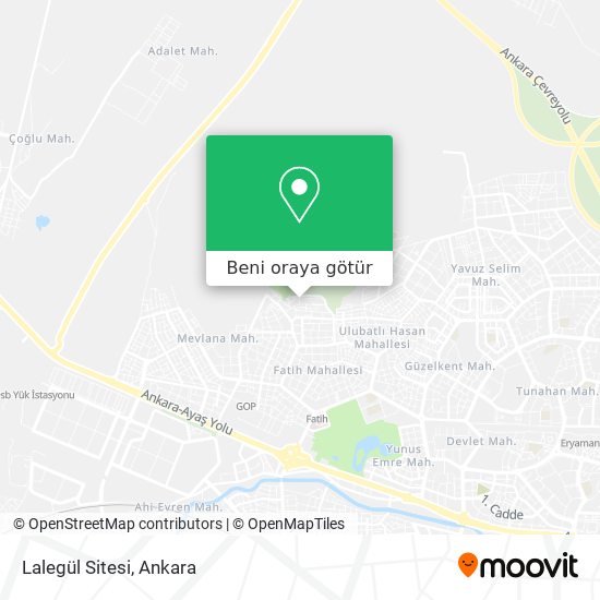 Lalegül Sitesi harita