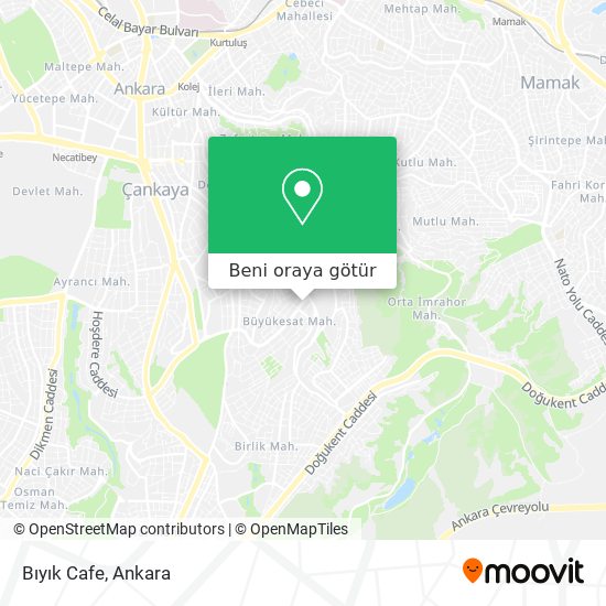 Bıyık Cafe harita
