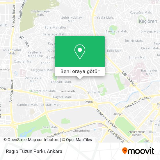 Ragıp Tüzün Parkı harita