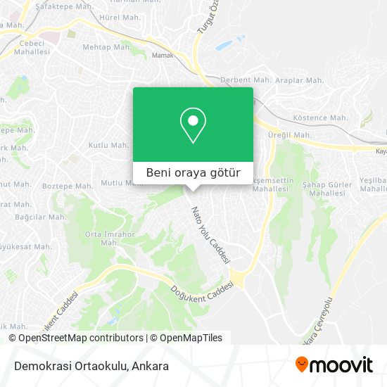Demokrasi Ortaokulu harita