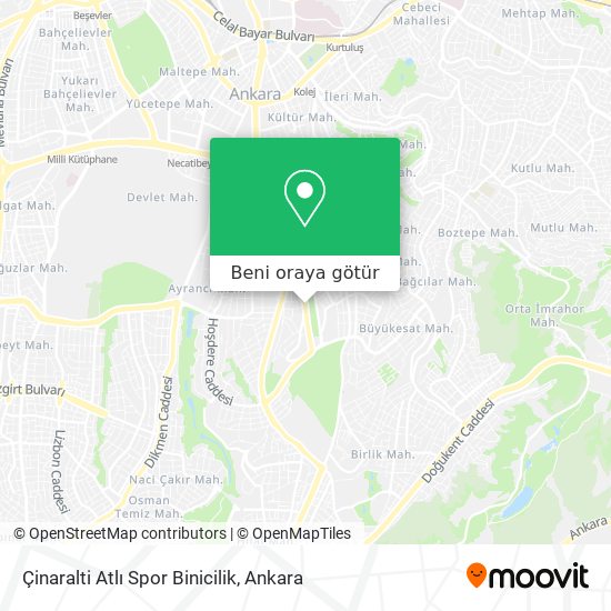 Çinaralti Atlı Spor Binicilik harita