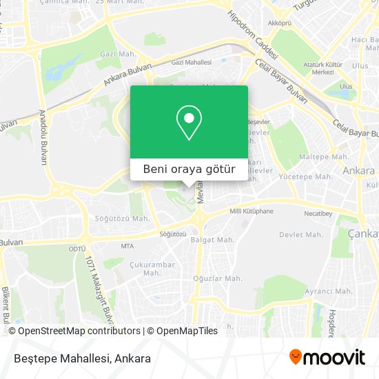 Beştepe Mahallesi harita