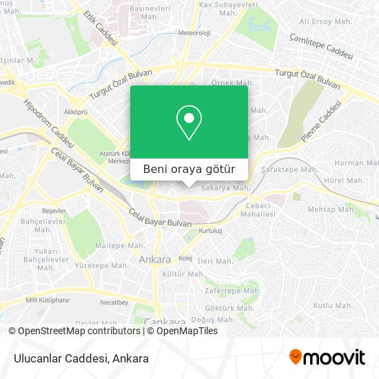 Ulucanlar Caddesi harita