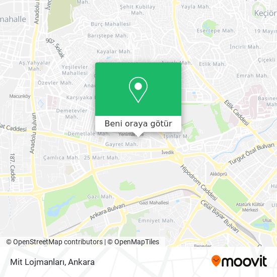 Mit Lojmanları harita