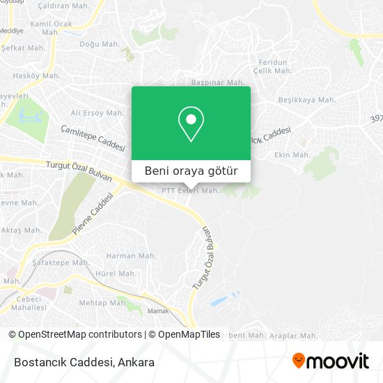 Bostancık Caddesi harita