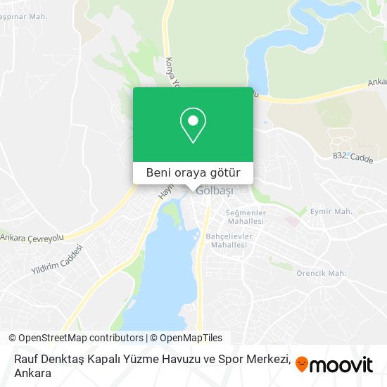 Rauf Denktaş Kapalı Yüzme Havuzu ve Spor Merkezi harita