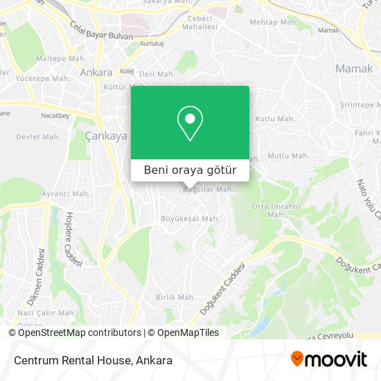 Centrum Rental House harita
