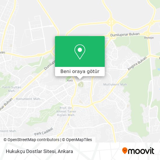 Hukukçu Dostlar Sitesi harita