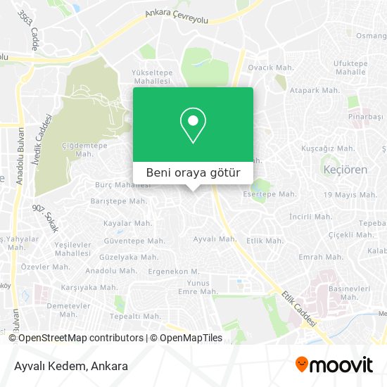 Ayvalı Kedem harita