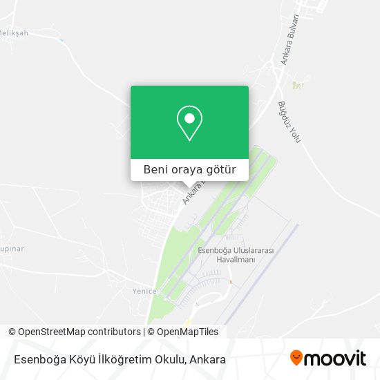 Esenboğa Köyü İlköğretim Okulu harita