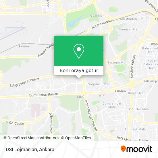 DSİ Lojmanları harita