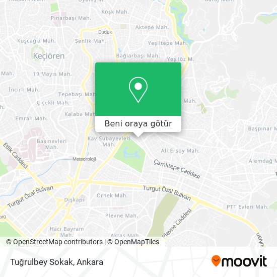 Tuğrulbey Sokak harita
