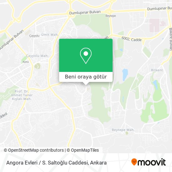 Angora Evleri / S. Saltoğlu Caddesi harita