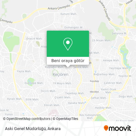 Aski Genel Müdürlüğü harita