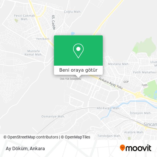 Ay Döküm harita