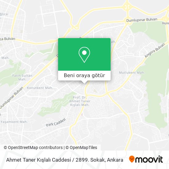 Ahmet Taner Kışlalı Caddesi / 2899. Sokak harita