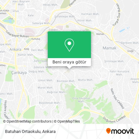 Batuhan Ortaokulu harita