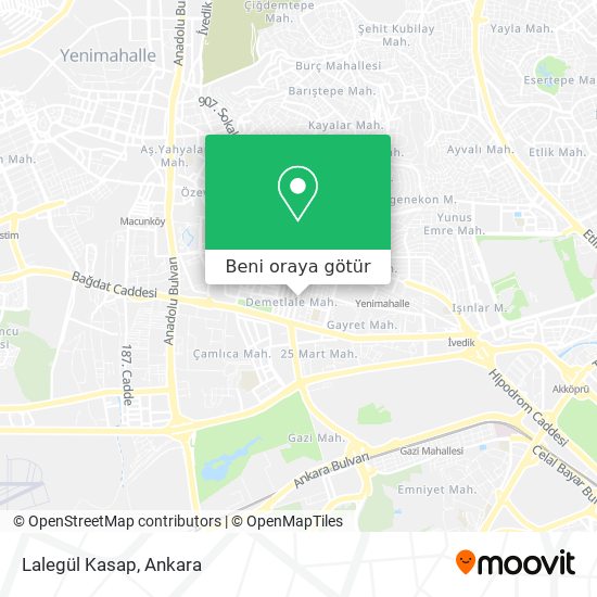 Lalegül Kasap harita