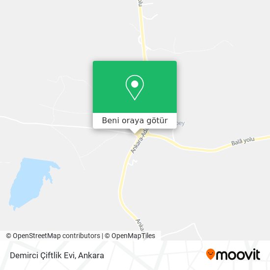 Demirci Çiftlik Evi harita