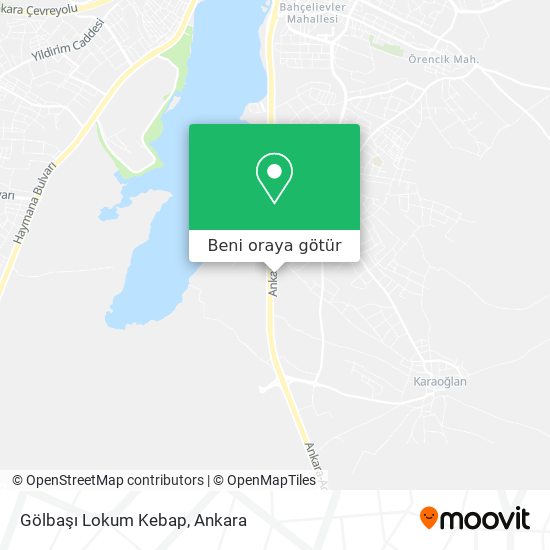 Gölbaşı Lokum Kebap harita