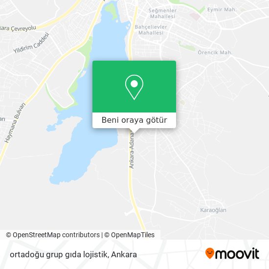 ortadoğu grup gıda lojistik harita