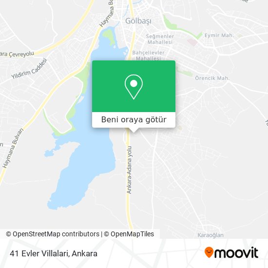 41 Evler Villalari harita