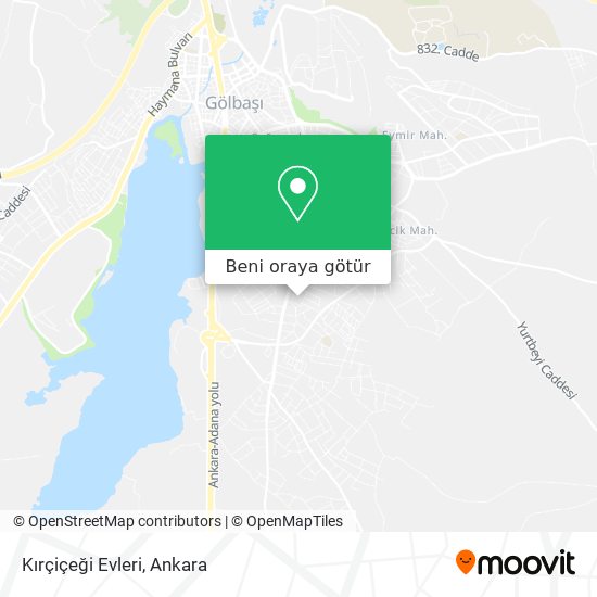 Kırçiçeği Evleri harita