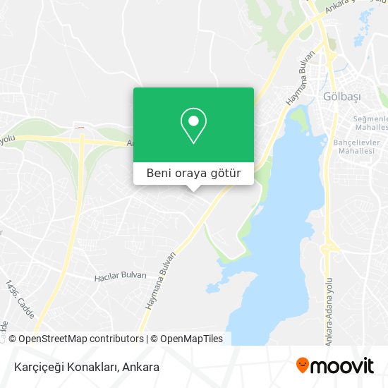 Karçiçeği Konakları harita