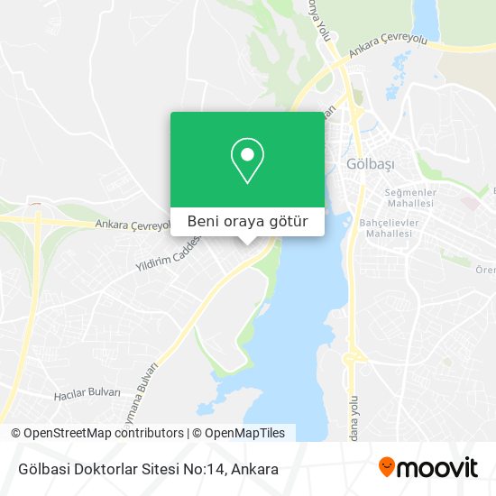 Gölbasi Doktorlar Sitesi No:14 harita