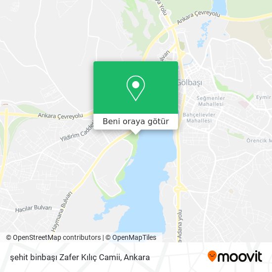 şehit binbaşı Zafer Kılıç Camii harita